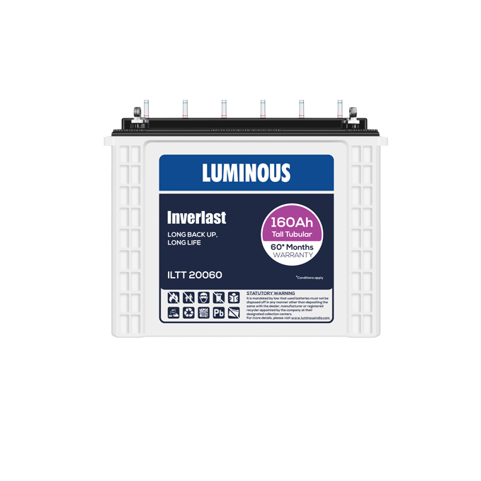 Luminous Inverlast ILTT20060 Battery for Home, Office & Shops