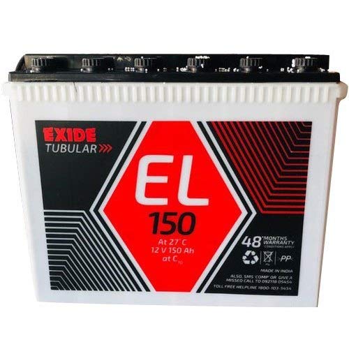 Exide Battery EL 150 (48month Wr) - 12 volt