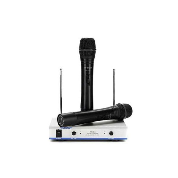 Takstar High Vhf Dual Channel Wireless Microphone Ts-3310